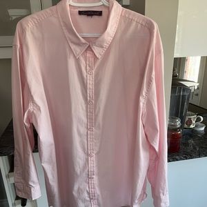 Gloria Vanderbilt Pink Cotton Shirt